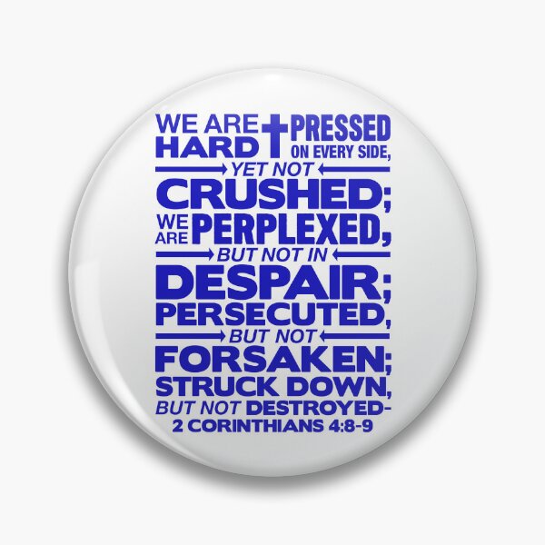 Item preview, 2 Corinthians 4:8-9 Not Forsaken designed and sold by plushism.