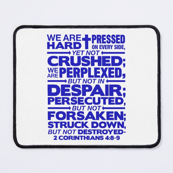 Item preview, 2 Corinthians 4:8-9 Not Forsaken designed and sold by plushism.