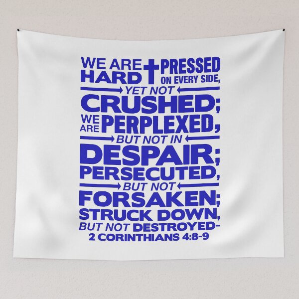 Item preview, 2 Corinthians 4:8-9 Not Forsaken designed and sold by plushism.