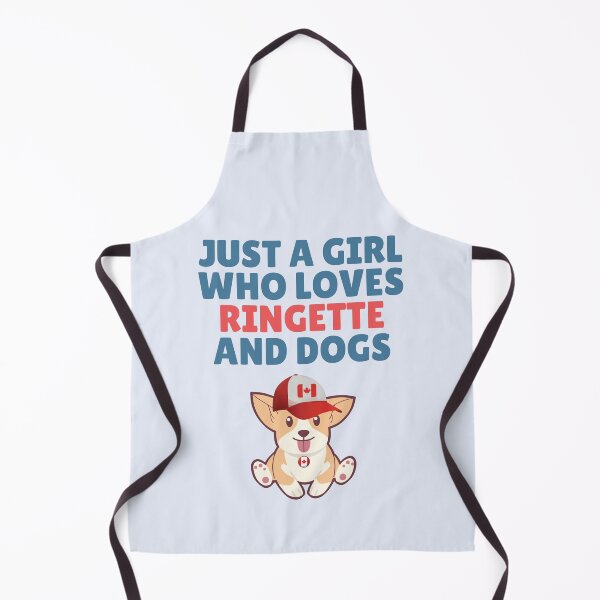 Item preview, Just a girl who loves ringette and dogs designed and sold by dacdibac.
