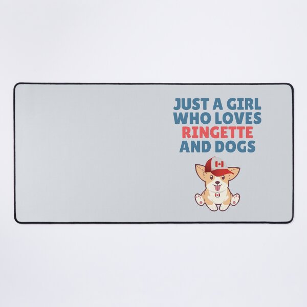 Item preview, Just a girl who loves ringette and dogs designed and sold by dacdibac.