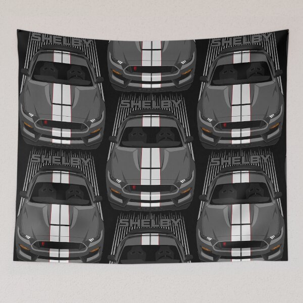 Item preview, Ford Mustang Shelby GT350R 2015 - 2020 - Magnetic Grey - White Stripes  designed and sold by BryanRice73521.