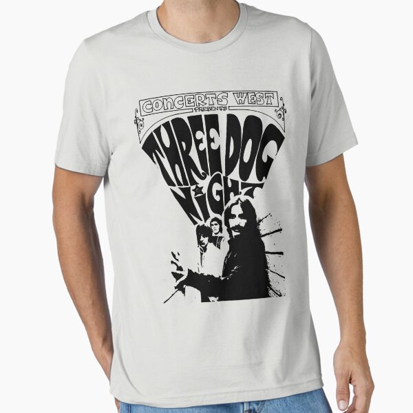 Item preview, Three Concert Dog Poster - The Black Stencil Essential T-Shirt designed and sold by Heatherna183.