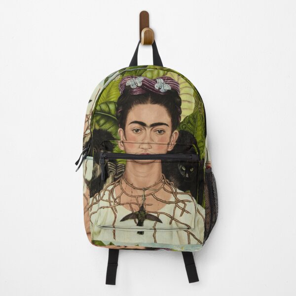 Item preview, Self Portrait with Necklace of Thorns and Hummingbird by Frida Kahlo designed and sold by FridaBubble.