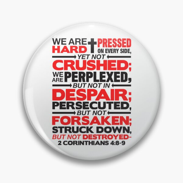 Item preview, 2 Corinthians 4:8-9 Not Forsaken designed and sold by plushism.