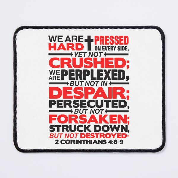 Item preview, 2 Corinthians 4:8-9 Not Forsaken designed and sold by plushism.