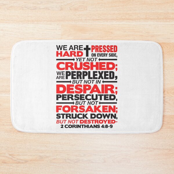Item preview, 2 Corinthians 4:8-9 Not Forsaken designed and sold by plushism.
