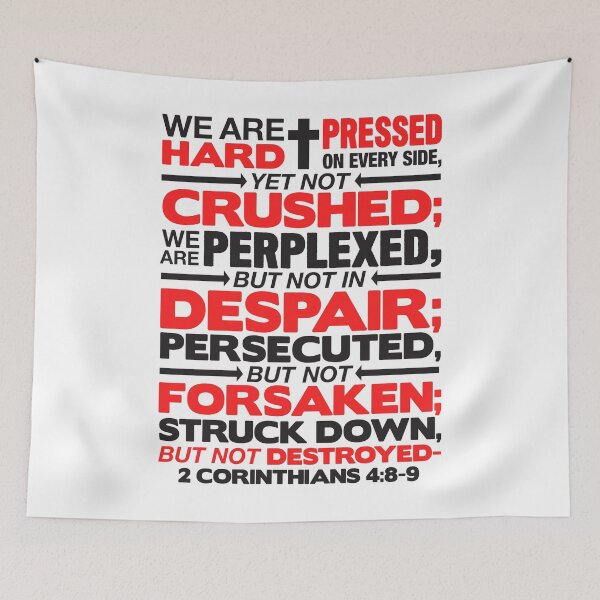 Item preview, 2 Corinthians 4:8-9 Not Forsaken designed and sold by plushism.