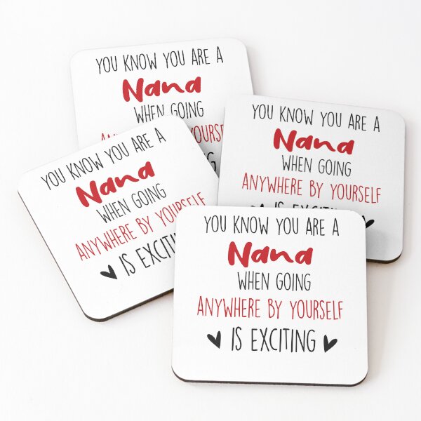 Item preview, You Know You're A Nana When, Mothers Day Funny Grandma designed and sold by EasyPrintGift.