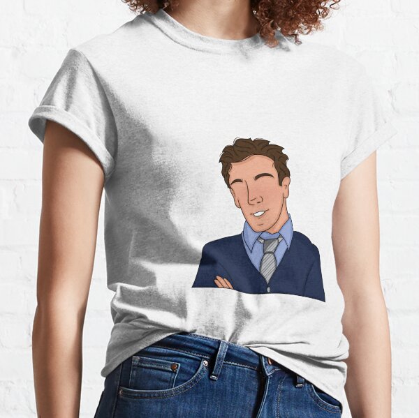 The t-shirt WUPHF from Ryan Howard (B. J. Novak) The Office