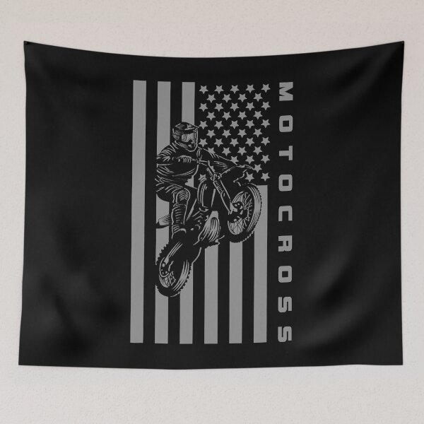 Item preview, Bandera Americana De La Bici De La Suciedad Ropa De Motocross - Motocross designed and sold by caintati.
