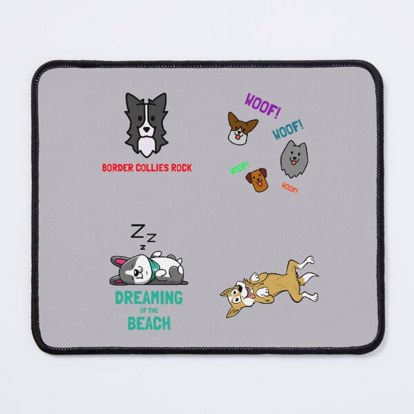 Item preview, Sticker pack - woofs and collies designed and sold by kookycomet.