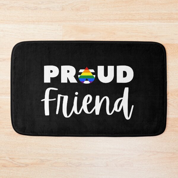 Item preview, Proud Friend Allies. LGBTQ Ally Pride designed and sold by Subtle Pride Shop.