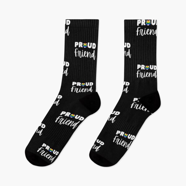 Item preview, Proud Friend Allies. LGBTQ Ally Pride designed and sold by Subtle Pride Shop.