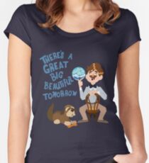 Der Mensch hat einen Traum Tailliertes Rundhals-Shirt