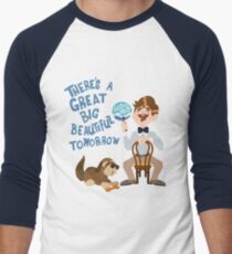 Man Has A Dream Men's Baseball Âľ T-Shirt