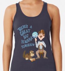 Man Has A Dream Racerback Tank Top