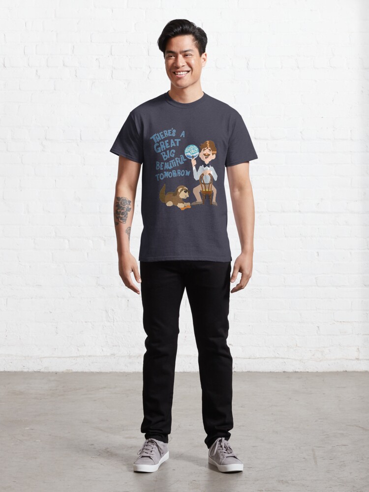 Alternate view of Man Has A Dream Classic T-Shirt