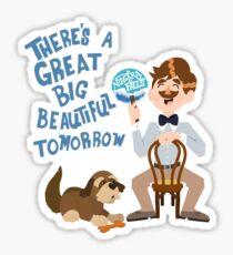 Man Has A Dream Sticker