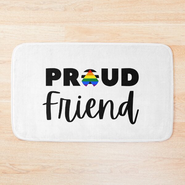 Item preview, Proud Friend Allies. LGBTQ Ally Pride designed and sold by Subtle Pride Shop.