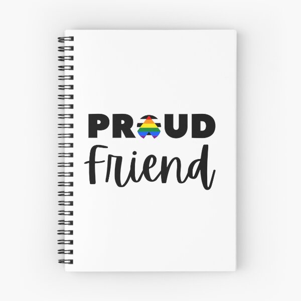 Item preview, Proud Friend Allies. LGBTQ Ally Pride designed and sold by Subtle Pride Shop.