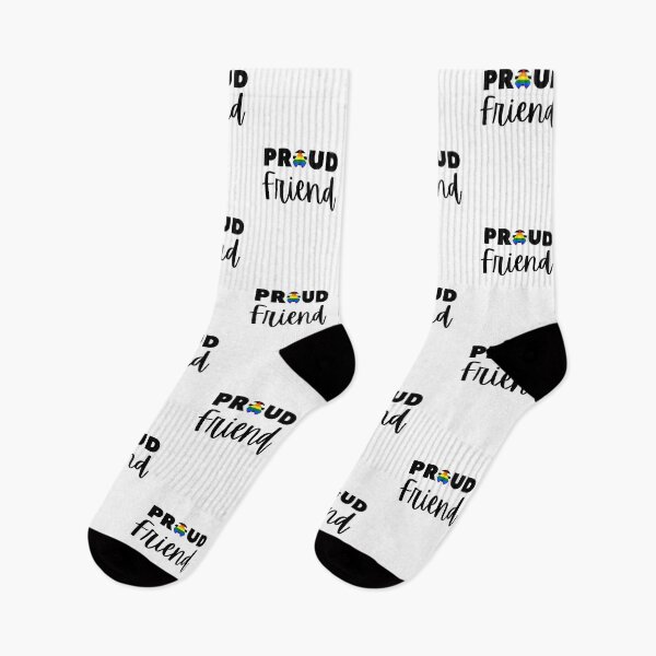 Item preview, Proud Friend Allies. LGBTQ Ally Pride designed and sold by Subtle Pride Shop.