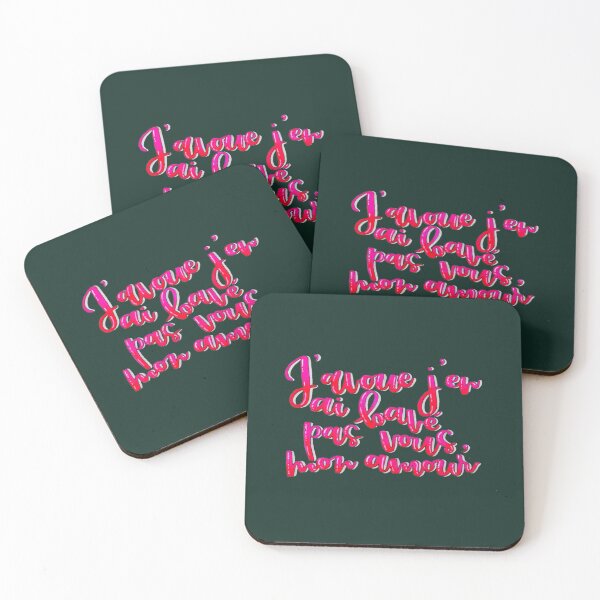 Item preview, J_avoue j_en ai bavé pas vous, mon amour.  classique designed and sold by Flickercandle.