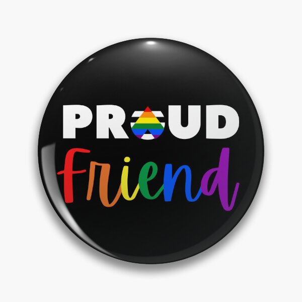 Item preview, Proud Friend Allies. LGBTQ Ally Pride designed and sold by Subtle Pride Shop.