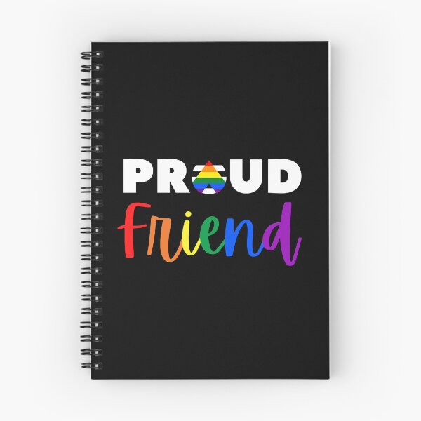 Item preview, Proud Friend Allies. LGBTQ Ally Pride designed and sold by Subtle Pride Shop.