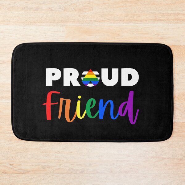 Item preview, Proud Friend Allies. LGBTQ Ally Pride designed and sold by Subtle Pride Shop.