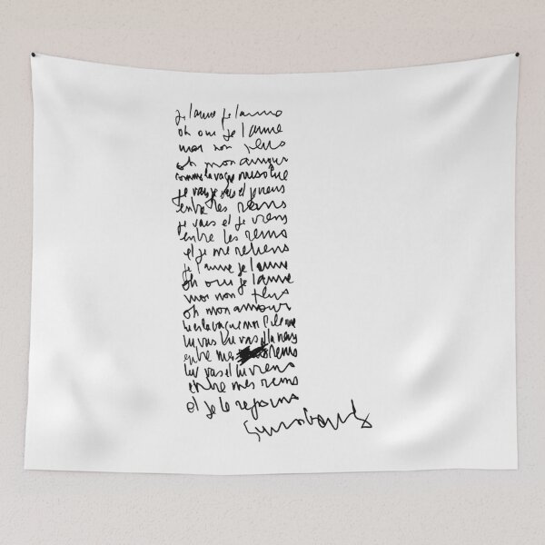 Item preview, of Paroles de Serge Gainsbourg  essentiel designed and sold by Flickercandle.