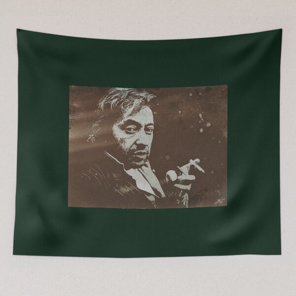 Item preview, Portrait d_art numérique de Serge Gainsbourg  classique      designed and sold by Flickercandle.