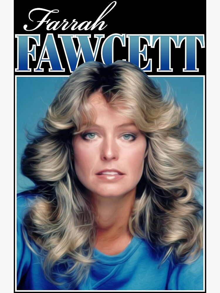 "farrah fawcett" Poster for Sale by AsiaGonzalez Redbubble