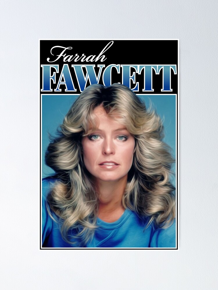 "farrah fawcett" Poster for Sale by AsiaGonzalez Redbubble