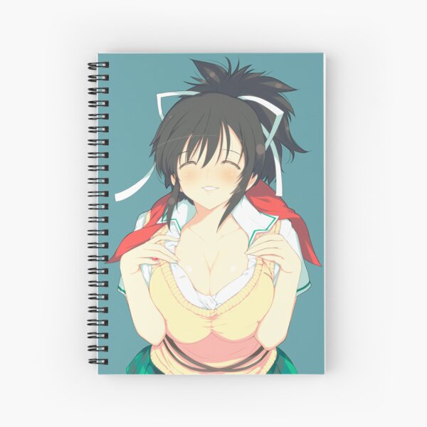 Hot Asuka Sexy Boobs Senran Kagura Lewd Hentai Anime Girl Spiral Notebook By Hentaigirls11