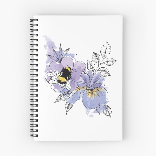 Item preview, Bumblebee And Flowers | Iris And Cute Honeybee designed and sold by EPOOCH.
