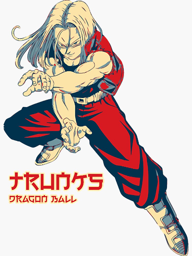 "Trunks Dragon Ball Hope Style " Sticker for Sale by TylerHill4528