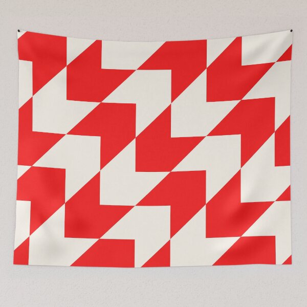 Item preview, red geometric seamless pattern designed and sold by Shifa19.