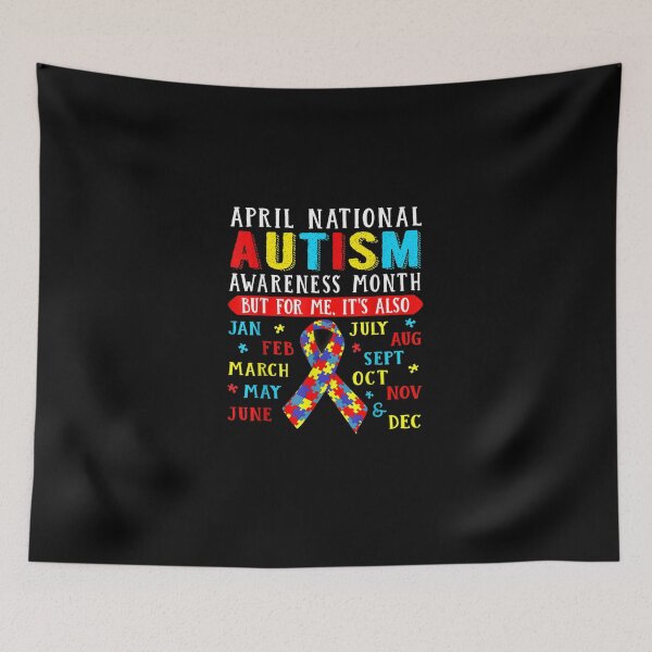 Item preview, April Is National Autism Awareness Month Puzzle Mom designed and sold by VargasParis.