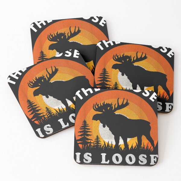 Item preview, Retro Vintage Moose Is Loose Funny Moose Lover  designed and sold by ednaryan.