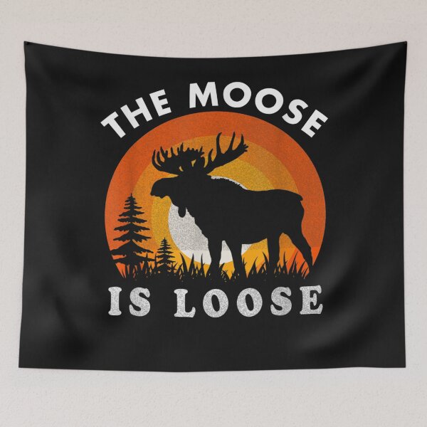 Item preview, Retro Vintage Moose Is Loose Funny Moose Lover  designed and sold by ednaryan.