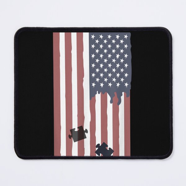 Item preview, USA American Flag Autism Awareness T Shirt designed and sold by VargasParis.
