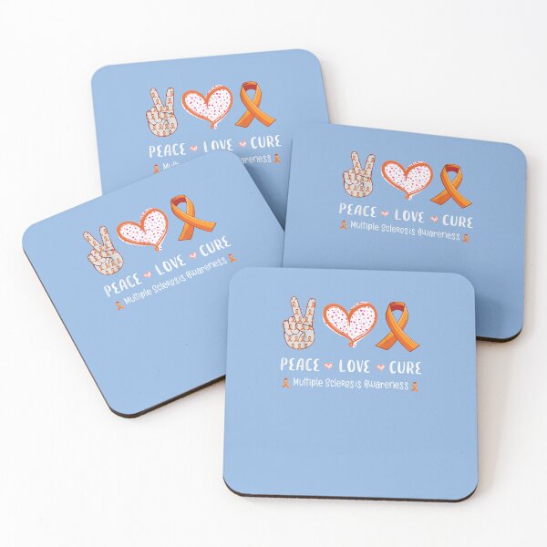 Item preview, Peace Love multiple sclerosis awareness Essential T-Shirt designed and sold by KollnDenise.