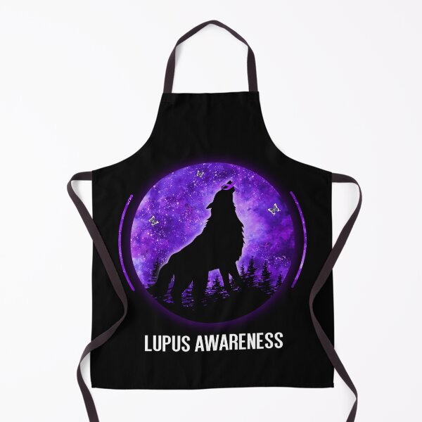 Item preview, Best Wolf Lupus Awareness Shirt Survivor Fighting Ribbon Warrior Wildlife designed and sold by adsmod.