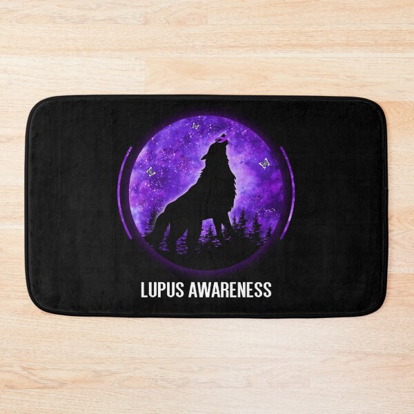 Item preview, Best Wolf Lupus Awareness Shirt Survivor Fighting Ribbon Warrior Wildlife designed and sold by adsmod.