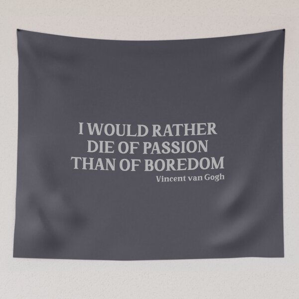 Item preview, I Would Rather Die of Passion than of Boredom, silver designed and sold by perezzzoso.