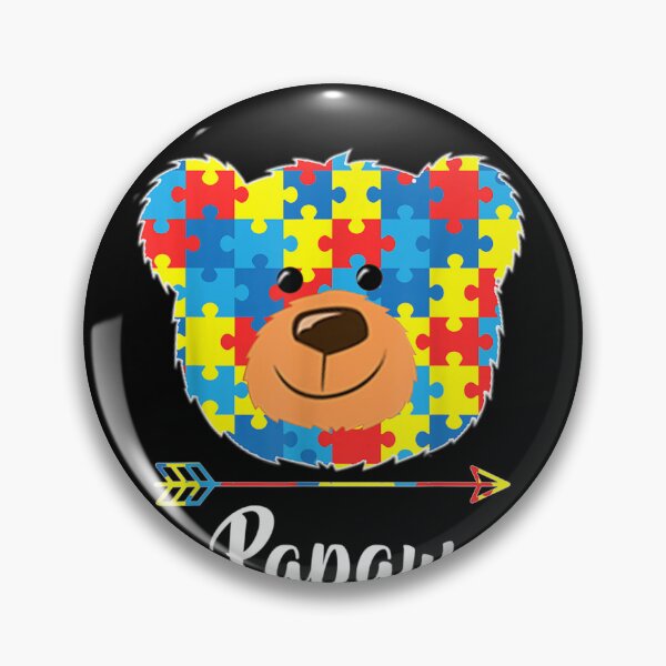 Item preview, Papaw Bear Cute Face Autism Awareness designed and sold by VargasParis.