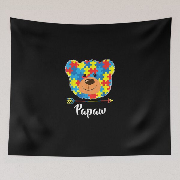 Item preview, Papaw Bear Cute Face Autism Awareness designed and sold by VargasParis.