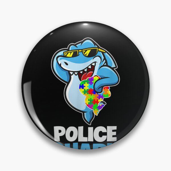 Item preview, Police Shark T-shirt Autism Awareness Gift designed and sold by VargasParis.