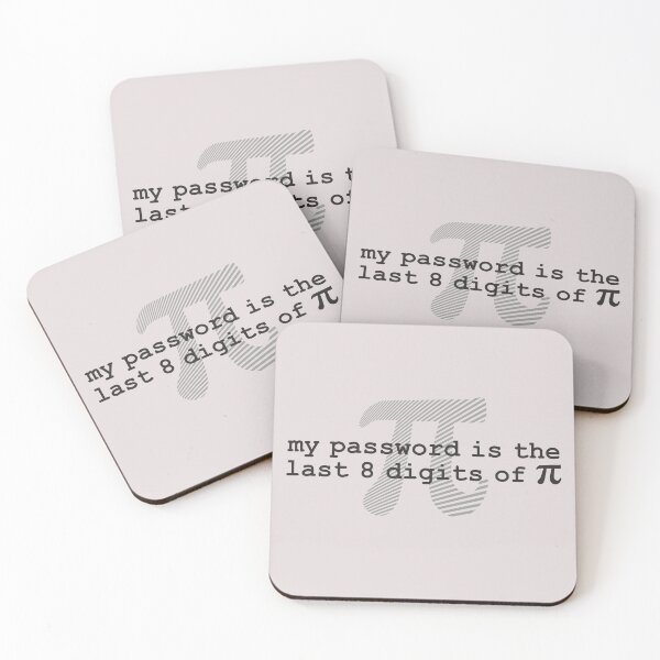 Item preview, My Password is the last 8 digits of Pi Math Funny Humor Gifts  designed and sold by alenaz.